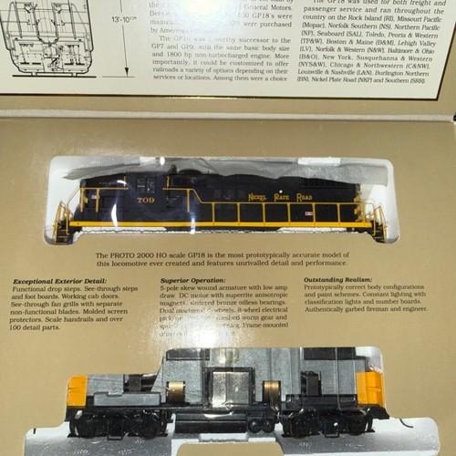 Proto 2000 nickel plate - ho,