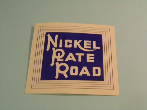 Nickel plate road railroad - plate,